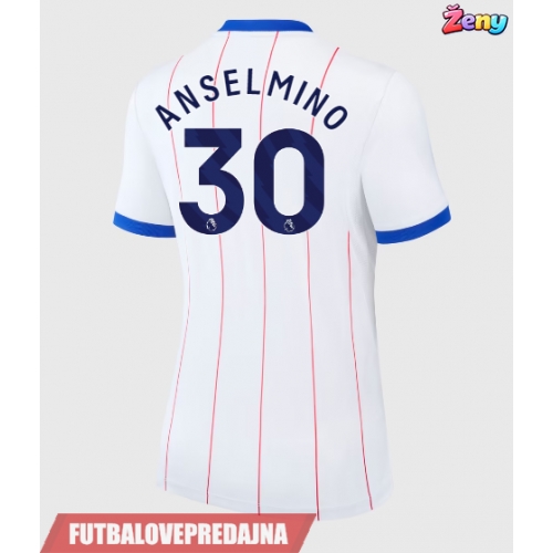 Lacne Ženy Futbalové dres Chelsea Aaron Anselmino #30 2026-27 Krátky Rukáv - Tretina